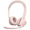 Image de Casque USB Logitech H390 avec microphone rose