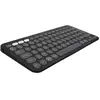 Image de Logitech Pebble Keys 2 K380s - Clavier - sans fil - Bluetooth LE - AZERTY - Français - graphite ton sur ton