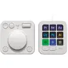 Image de Clavier Logitech MX Creative Console 9 touches LCD personnalisables Bluetooth/USB Gris