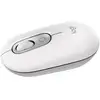 Image de Souris compacte sans fil Logitech Pop Mouse avec fonction emoji personnalisable, blanche