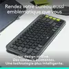 Image de Clavier Logitech POP ICON KEYS Mini Sans Fil Bluetooth AZERTY Graphite