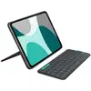 Image de Logitech Flip Folio Étui-clavier Bluetooth détachable QWERTZ Suisse pour iPad Pro 11" / Air 11" Graphite