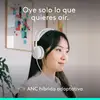 Image de Casque Logitech Zone Wired 2 avec câble USB-C, ANC adaptative, pour appels et musique, blanc