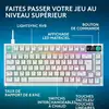Image de Clavier Logitech G316 X 75 compact réactivité 8 kHz RGB avec switches tactiles interchangeables touches PBT