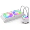 Image de Refrigeration Liquide Valkyrie Jarn 240 ARGB 2 Ventilateurs Blanc
