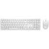 Image de DELL KM5221W-WH clavier Souris incluse Bureau RF sans fil AZERTY Français Blanc