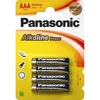 Image de Pile Alcaline AAA Panasonic LR03APB 1,5 V 4 pièces Bleu Or