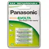 Image de Pile rechargeable Panasonic EVOLTA AAA 800mAh NiMH 1,2V pack 4