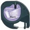 Image de Cinta Autocollante Dymo S0721530 Noir sur Transparent Polyuréthane 12mm x 4m