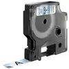 Image de Cinta de etiquetas Dymo D1 12mm noir sur transparent polyester résistant
