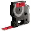 Image de Étiquette standard polyester DYMO D1 noir sur rouge 12mm x 7m compatible LabelManager/LabelWriter 450 DUO
