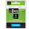 Image de DYMO D1 - Standard Étiquettes - Blanc sur noir - 24mm x 7m