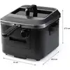 Image de Friteuse Domo DO545FR Fenêtre Zone Froide 4L 2000W Thermostat