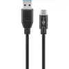 Image de Câble USB Goobay 67890 1 m USB-A vers USB-C 5 Gbit/s Noir