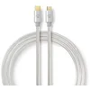 Image de Câble USB Nedis CCTB60650AL20 2 m Micro-USB B vers USB-C aluminium