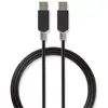 Image de Câble USB NEDIS CCBW61000AT20 2 m USB-A USB 3.2 Gen 1 Anthracite