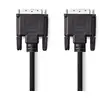 Image de Câble DVI NEDIS CCGP32000BK100 10 m Dual Link mâle-mâle noir
