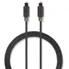 Image de Câble audio NEDIS CABW25000AT10 Toslink vers Toslink fibre optique 1 m anthracite