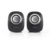 Image de Altavoces Nedis Design Élégant Noir Argent Son Clair et Raffiné
