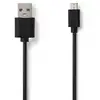 Image de Câble USB Nedis CCGP60500BK50 5 m USB A vers Micro-USB B 2.0 Noir