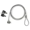 Image de Câble antivol Nedis NBLKK1002ME Silver sécurité portable 1,8 m clé