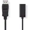 Image de Adaptateur vidéo Nedis CCGB37150BK02 DisplayPort vers HDMI 0,2 m noir
