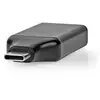 Image de Adaptateur Nedis CCGP64350GY USB-C vers DisplayPort 4K 60Hz Noir