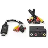 Image de Digitalisateur vidéo Nedis VGRRU101BK USB 2.0 852x480 S-Video SCART