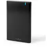Image de Boîtier HDD NEDIS HDDE25410BK 2.5 pouces Aluminium Noir USB-C/USB-A