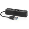 Image de Hub NEDIS 5 ports 480 Mbit/s CCGB60250BK01 lecteur microSD SD