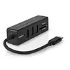 Image de Hub USB-C Nedis CCGB64250BK01 3x USB-A 5 Gbit/s Lecteur SD/MicroSD Noir