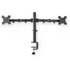 Image de Support de moniteur Nedis MMDOS110BK double bras inclinable 15-32" 8 kg noir