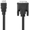 Image de Adaptateur de câble Nedis CCGL34800BK20 HDMI vers DVI-D Dual Link 2 m noir