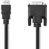 Image de Adaptateur de câble vidéo NEDIS CCGL34800BK30 HDMI vers DVI-D Dual Link 3 m noir