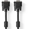 Image de Câble VGA NEDIS CCGL59000BK100 10 m Mâle/Mâle Blindé Noir