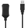 Image de Câble USB NEDIS CCGL60EXTBK100 10 m USB 2.0 Actif Noir