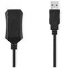 Image de Câble USB Nedis CCGL60EXTBK50 5m Extension USB 2.0 Noire