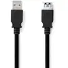 Image de Câble USB NEDIS CCGL61010BK30 3 m USB-A mâle vers USB-A femelle 5 Gbit/s noir
