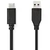 Image de Câble USB Nedis CCGL61650BK10 1 m USB-A vers USB-C 10 Gbit/s noir