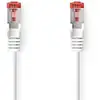 Image de Cable réseau Nedis CCGL85221WT10 Cat6 S/FTP 1 m Blanc