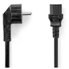 Image de Câble d'alimentation Nedis CEGL10000BK20 2 m CEE 7/5 vers C13 Noir