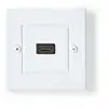 Image de Plaque murale HDMI NEDIS CVGB34950WT HDMI 2.0 4K Hembra/Hembra 10 cm