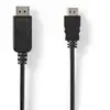 Image de Adaptateur vidéo Nedis CCGL37101BK20 DisplayPort vers HDMI 2 m Noir