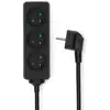 Image de Multiprise NEDIS ESOC315E1BK 3 Prises câble 1,5 m noir