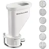 Image de Presse à Pâtes KitchenAid 5KSMPEXTA 6 Disques Métallique Blanc