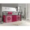 Image de Rideau pour lit compact enfant Vipack Flower Pino/scott 196,5x86,5x74,5 cm