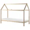 Image de Lit bois naturel avec matelas enfant Vipack Dallas 208x98,4x159,5 cm