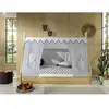 Image de Lit élevé- lit tiroir et ensemble textile assorti enfant Vipack Tipi 206x98,2x158 cm