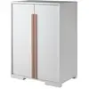 Image de Armoire 2 portes pour lit mezzanine Vipack London 86x116,2x56 cm