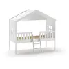 Image de Lit cabane avec échelle enfant Vipack Housebed 213x119,9x201,8 cm